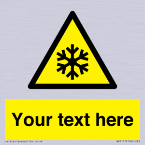 Custom Snowflake Sign